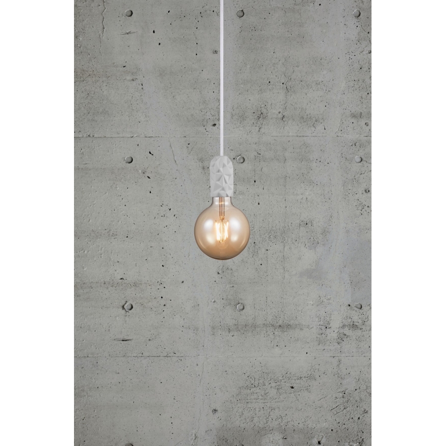 Nordlux - Strømkabel HANG 1xE27/40W/230V hvid