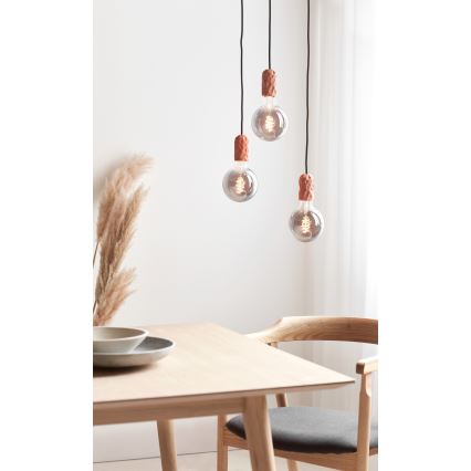 Nordlux - Strømkabel HANG 1xE27/40W/230V kobber/sort