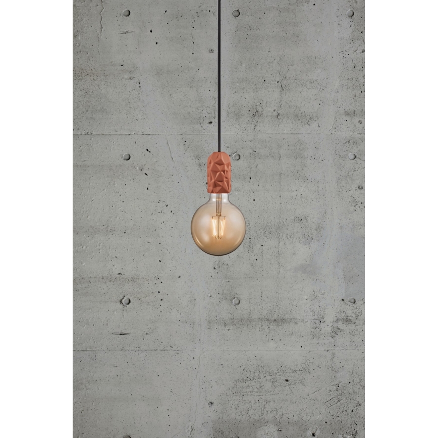 Nordlux - Strømkabel HANG 1xE27/40W/230V kobber/sort