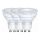 Nordlux - SÆT 3x LED-pære GU10/4,7W/230V 4000K