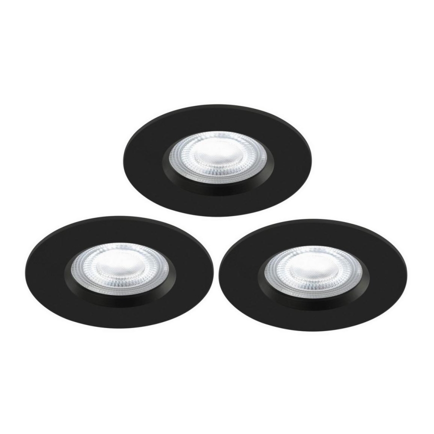 Nordlux - SÆT 3x LED RGB Indbygningslampe til badeværelse dæmpbar DON SMART LED/4,7W/230V 2200-6500K IP65