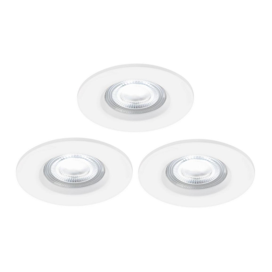 Nordlux - SÆT 3x LED RGB Indbygningslampe til badeværelse dæmpbar DON SMART LED/4,7W/230V 2200-6500K IP65