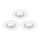 Nordlux - SÆT 3x LED RGB Indbygningslampe til badeværelse dæmpbar DON SMART LED/4,7W/230V 2200-6500K IP65