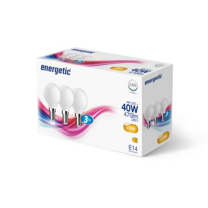 Nordlux - Sæt med 3 LED-pærer G45 E14/4W/230V 2700K
