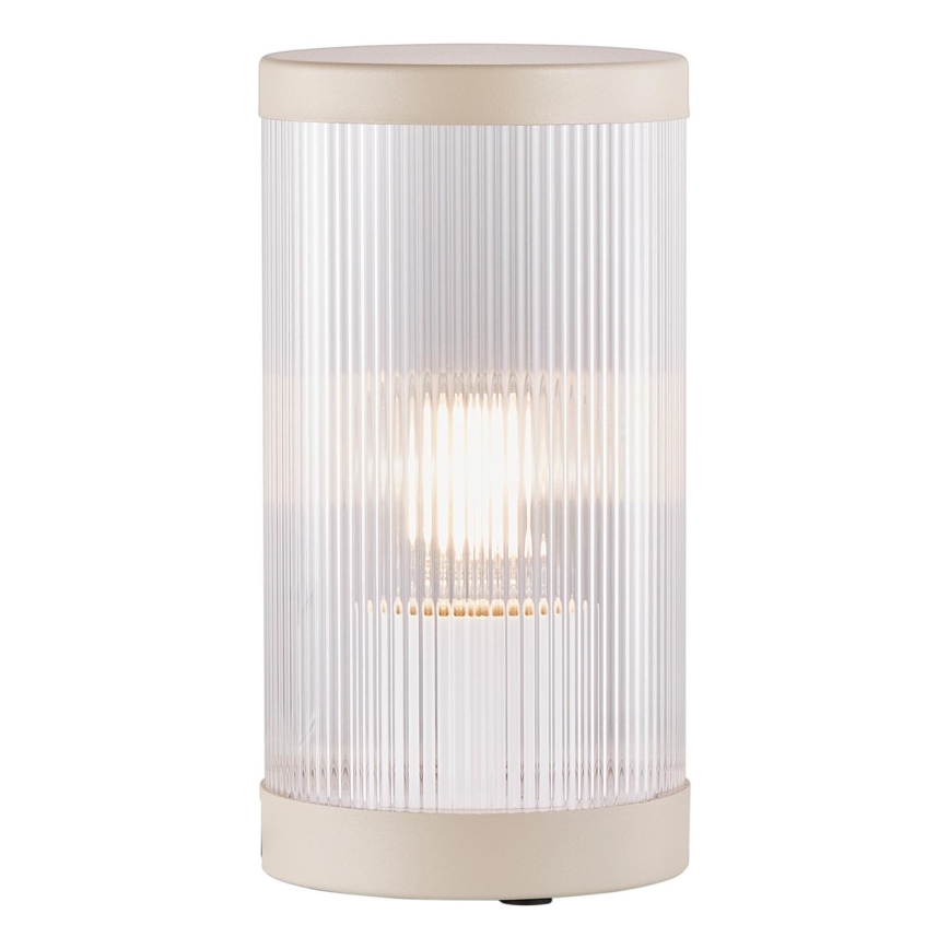 Nordlux - Udendørs bordlampe COUPAR 1xE27/25W/230V IP54 beige