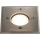 Nordlux - Udendørs indkørselslampe PATO 1xGU10/35W/230V IP65 mat krom kantet