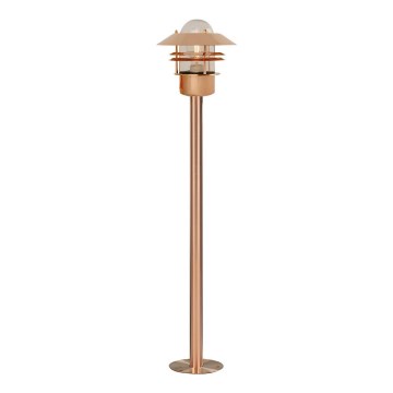 Nordlux - Udendørs lampe BLOKHUS 1xE27/60W/230V IP54 kobberfarvet