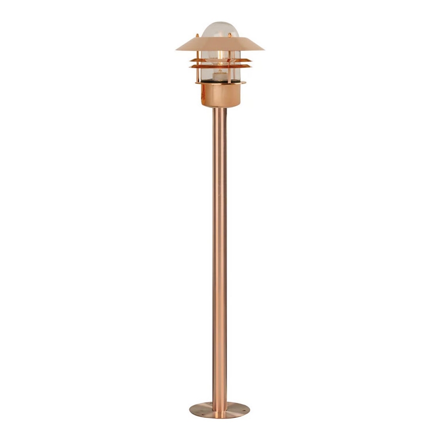 Nordlux - Udendørs lampe BLOKHUS 1xE27/60W/230V IP54 kobberfarvet