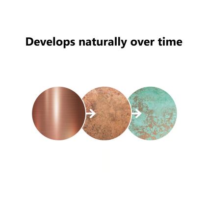 Nordlux - Udendørs lampe BLOKHUS 1xE27/60W/230V IP54 kobberfarvet