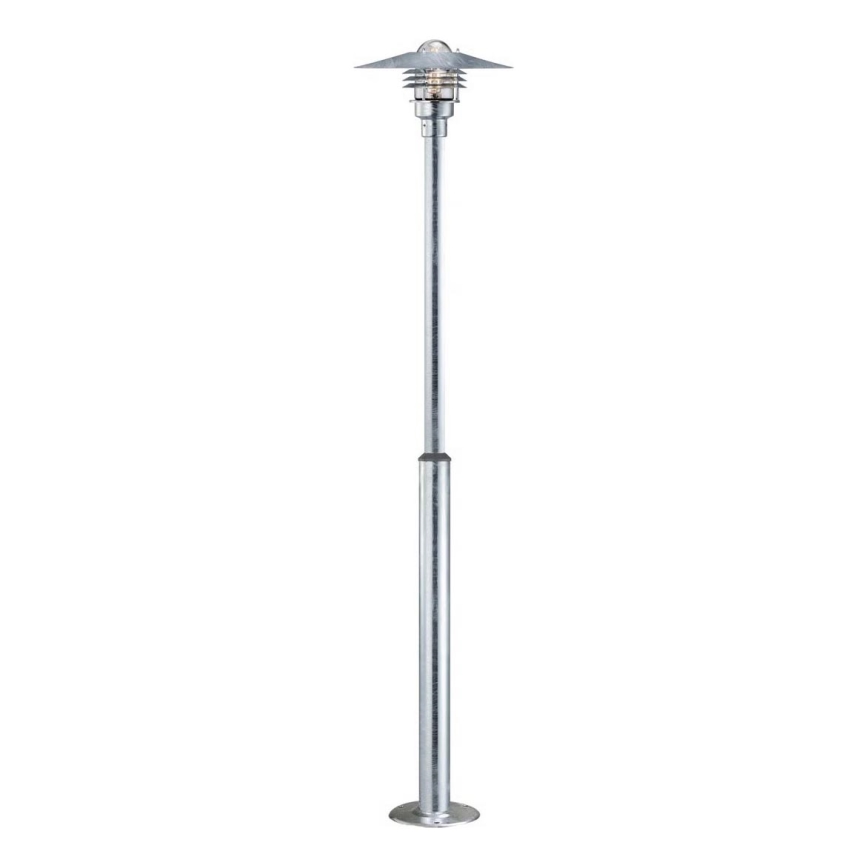 Nordlux - Udendørs lampe VEJERS 1xE27/60W/230V IP54 sølv