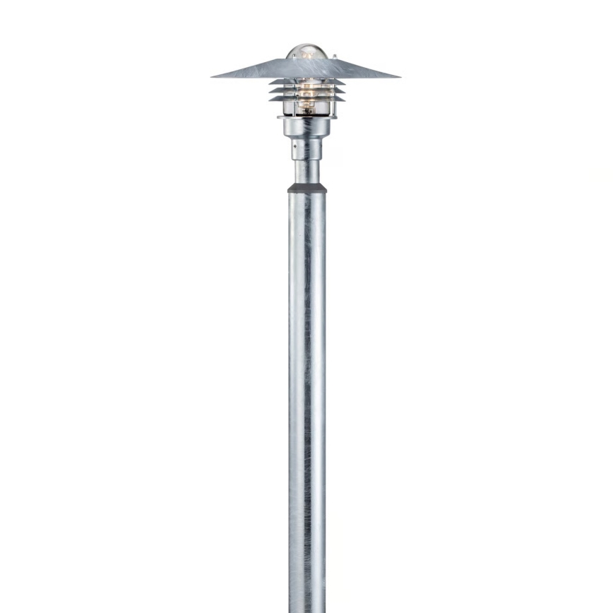 Nordlux - Udendørs lampe VEJERS 1xE27/60W/230V IP54 sølv