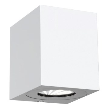 Nordlux - Udendørs LED-væglampe CANTO, 2 x 6W, 230V, IP44, hvid