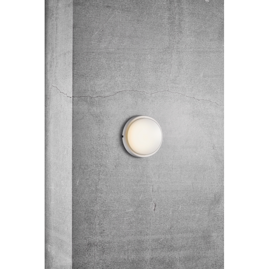 Nordlux - Udendørs LED væglampe CUBA LED/6,5W/230V IP54 diameter 17,5 cm hvid