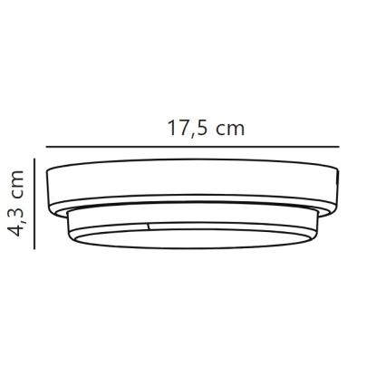 Nordlux - Udendørs LED væglampe CUBA LED/6,5W/230V IP54 diameter 17,5 cm hvid