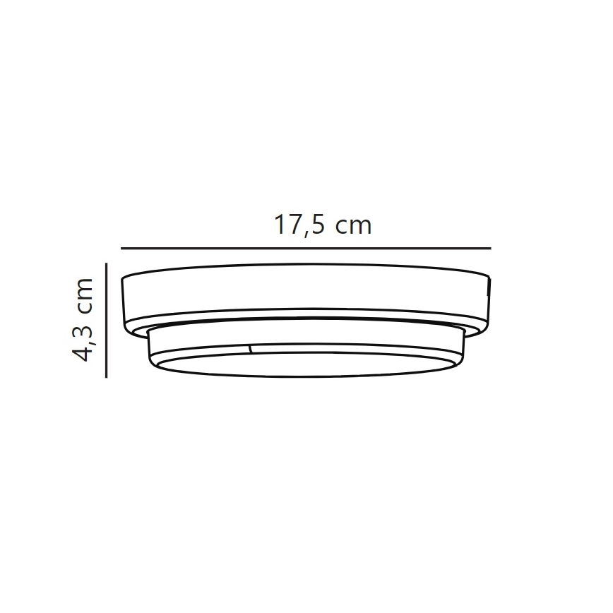 Nordlux - Udendørs LED væglampe CUBA LED/6,5W/230V IP54 diameter 17,5 cm hvid