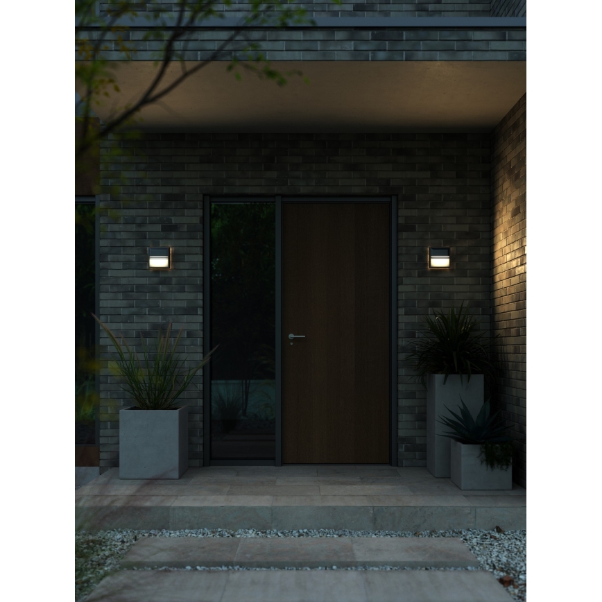 Nordlux - Udendørs LED væglampe OLIVER LED/9W/230V IP54 17,5x17,5 cm