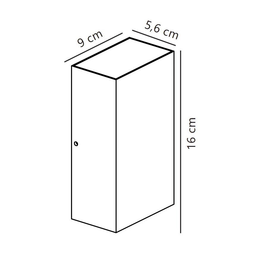 Nordlux - Udendørs LED væglampe ROLD LED/10,5W/230V 3000K IP54 cremefarvet