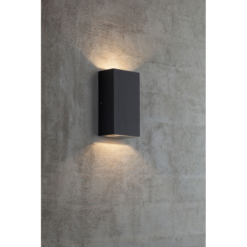 Nordlux - Udendørs LED væglampe ROLD LED/10,5W/230V IP54 sort