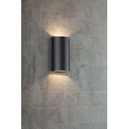 Nordlux - Udendørs LED væglampe ROLD LED/10,5W/230V 3000K IP54 sort