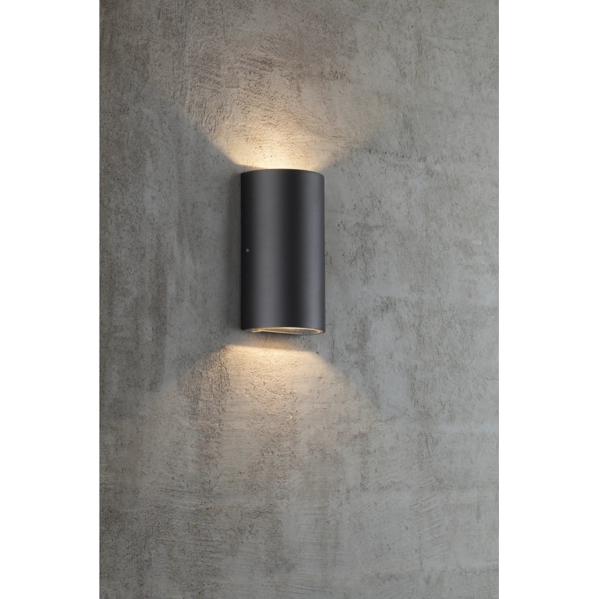 Nordlux - Udendørs LED væglampe ROLD LED/10,5W/230V 3000K IP54 sort