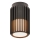 Nordlux - Udendørs loftlampe ALUDRA 1xE27/15W/230V sort