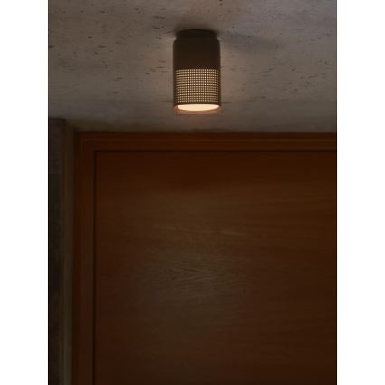 Nordlux - Udendørs loftlampe SIDARA 1xE27/15W/230V IP54 sort