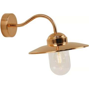 Nordlux - Udendørs vægarmatur LUXEMBOURG 1xE27/60W/230V IP54 kobber