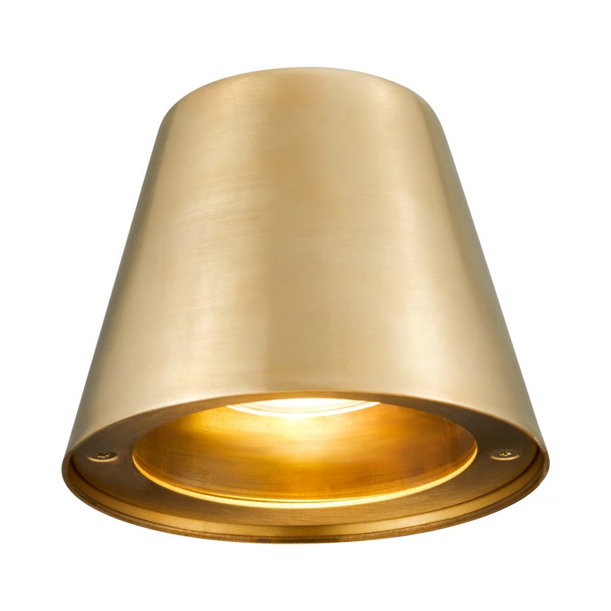 Nordlux - Udendørs væglampe ALERIA 1xGU10/35W/230V IP44 messing