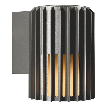 Nordlux - Udendørs væglampe ALUDRA 1xE27/15W/230V antracit
