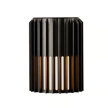 Nordlux - Udendørs væglampe ALUDRA 1xE27/15W/230V sort