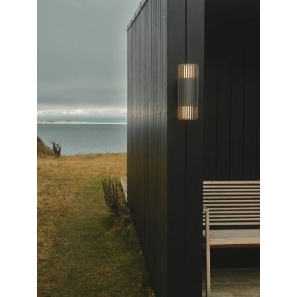 Nordlux - Udendørs væglampe ALUDRA 2xE27/15W/230V IP54 antracit