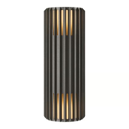 Nordlux - Udendørs væglampe ALUDRA 2xE27/15W/230V IP54 antracit