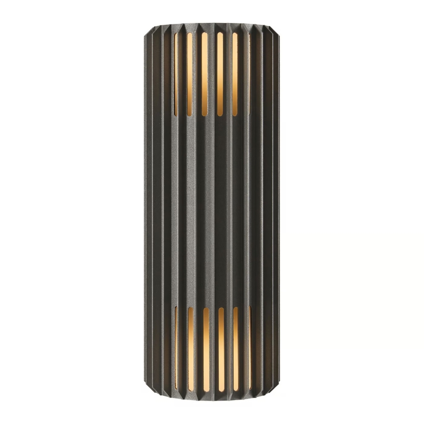 Nordlux - Udendørs væglampe ALUDRA 2xE27/15W/230V IP54 antracit