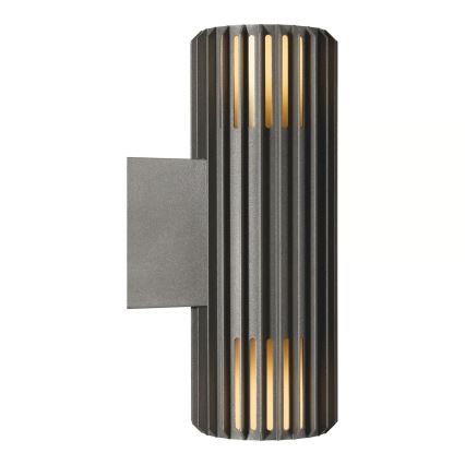 Nordlux - Udendørs væglampe ALUDRA 2xE27/15W/230V IP54 antracit