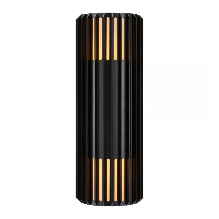 Nordlux - Udendørs væglampe ALUDRA 2xE27/15W/230V IP54 sort