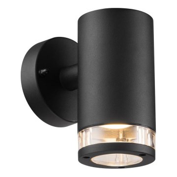 Nordlux - Udendørs væglampe BIRK 1xGU10/28W/230V IP44 sort