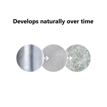 Nordlux - Udendørs væglampe BLOKHUS 1xE27/60W/230V IP54 sølvfarvet