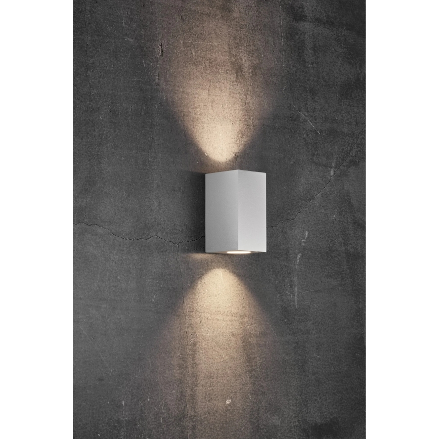 Nordlux - Udendørs væglampe CANTO 2xGU10/28W/230V IP44 hvid