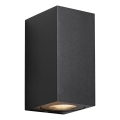 Nordlux - Udendørs væglampe CANTO 2xGU10/28W/230V IP44 sort