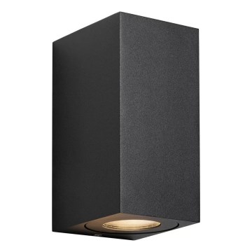 Nordlux - Udendørs væglampe CANTO 2xGU10/28W/230V IP44 sort