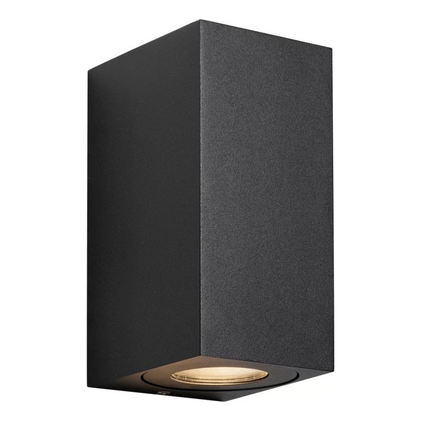 Nordlux - Udendørs væglampe CANTO 2xGU10/28W/230V IP44 sort