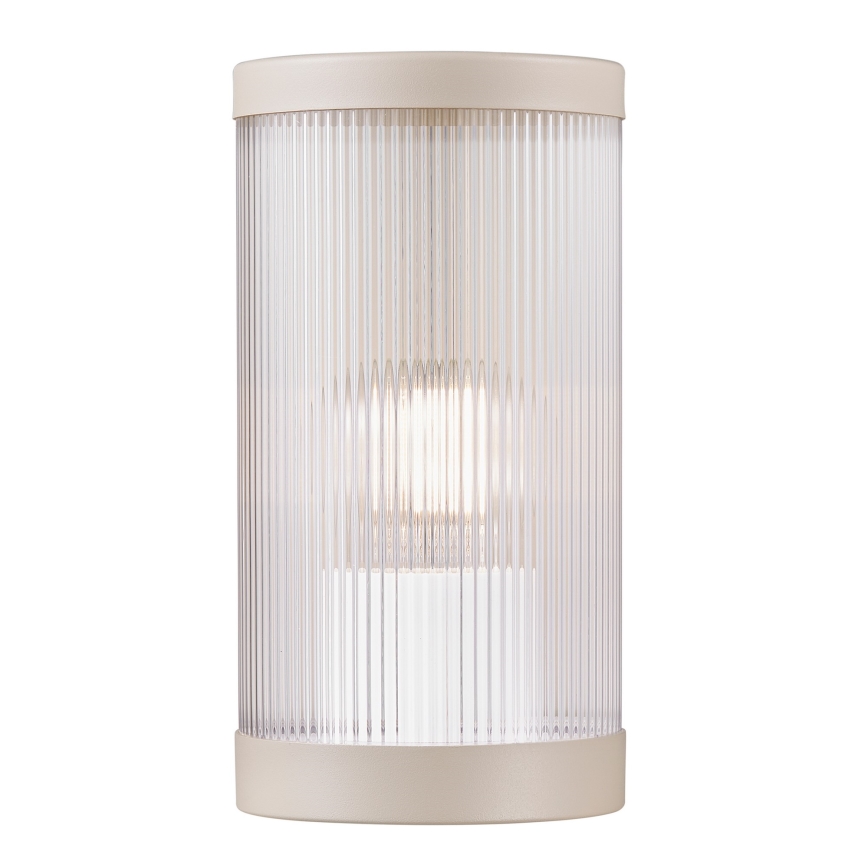 Nordlux - Udendørs væglampe COUPAR 1xE27/25W/230V IP54 beige