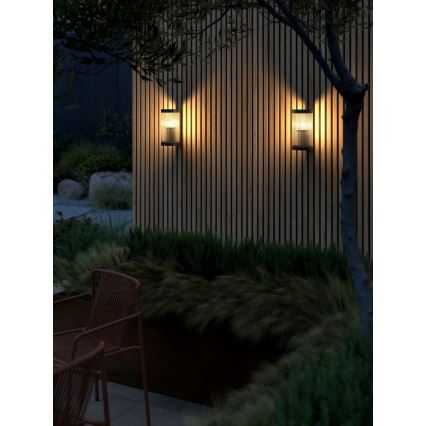 Nordlux - Udendørs væglampe COUPAR 1xE27/25W/230V IP54 sort