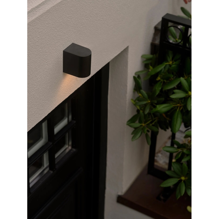 Nordlux - Udendørs væglampe DION 1xGU10/25W/230V IP44 sort