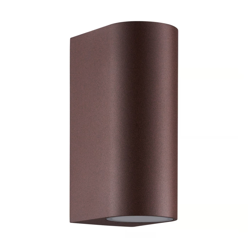Nordlux - Udendørs væglampe DION 2xGU10/25W/230V IP44 rezavá