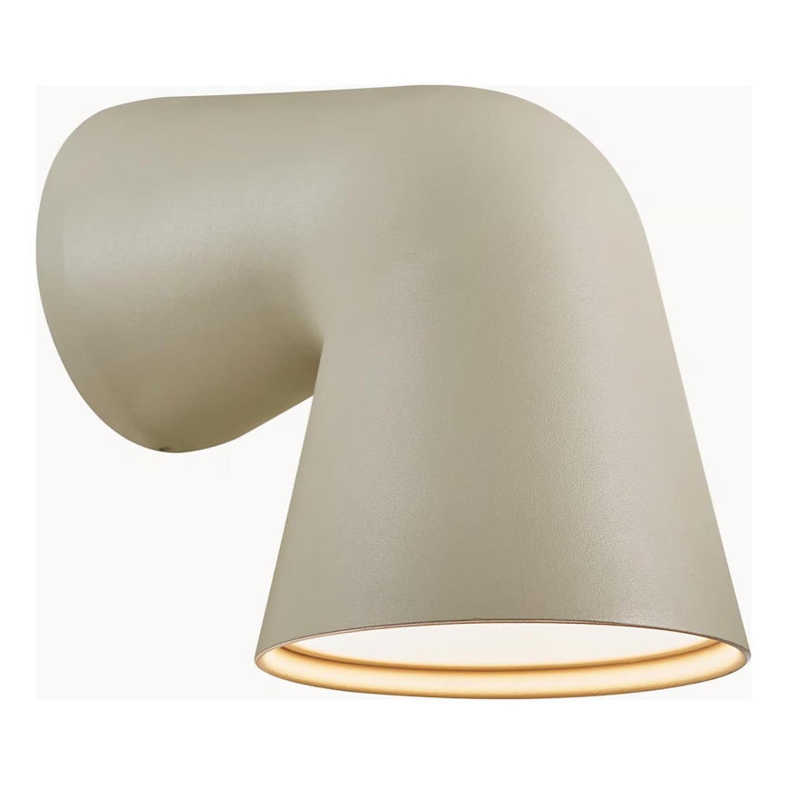 Nordlux - Udendørs væglampe FRONT 1xGU10/28W/230V IP44 cremefarvet