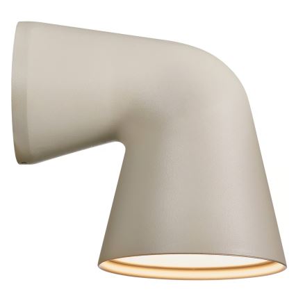Nordlux - Udendørs væglampe FRONT 1xGU10/28W/230V IP44 cremefarvet