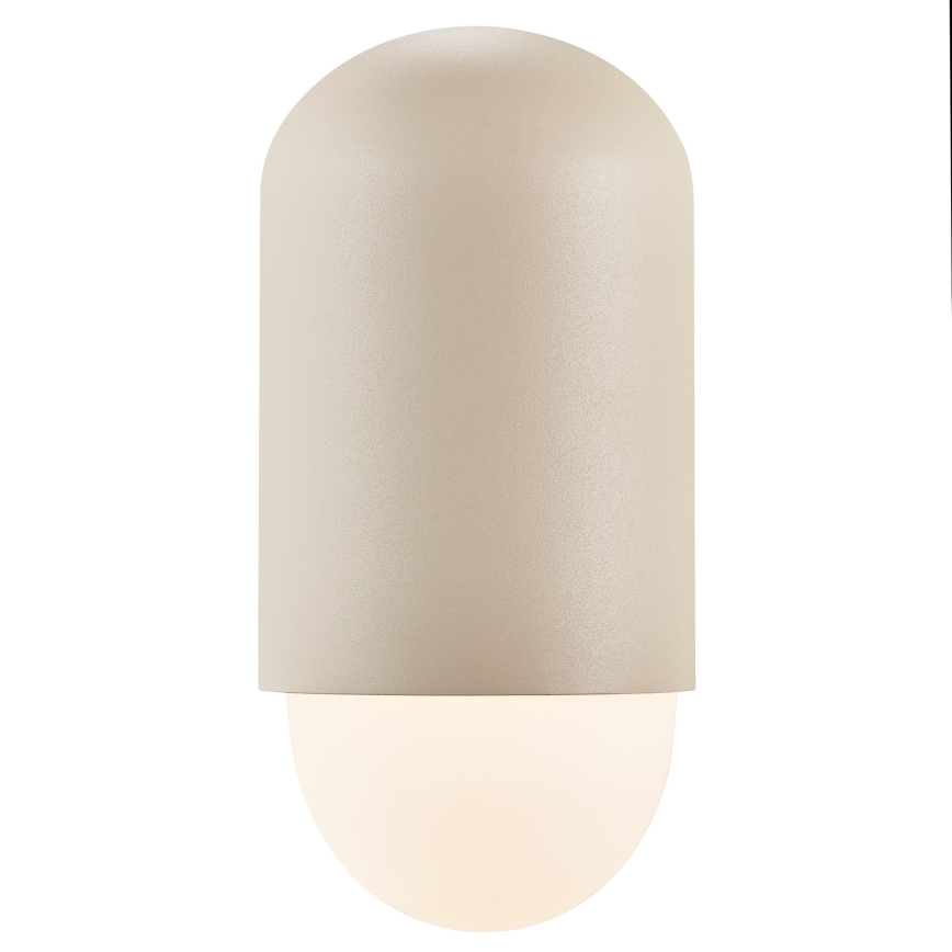 Nordlux - Udendørs væglampe HEKA 1xE27/60W/230V IP54 beige