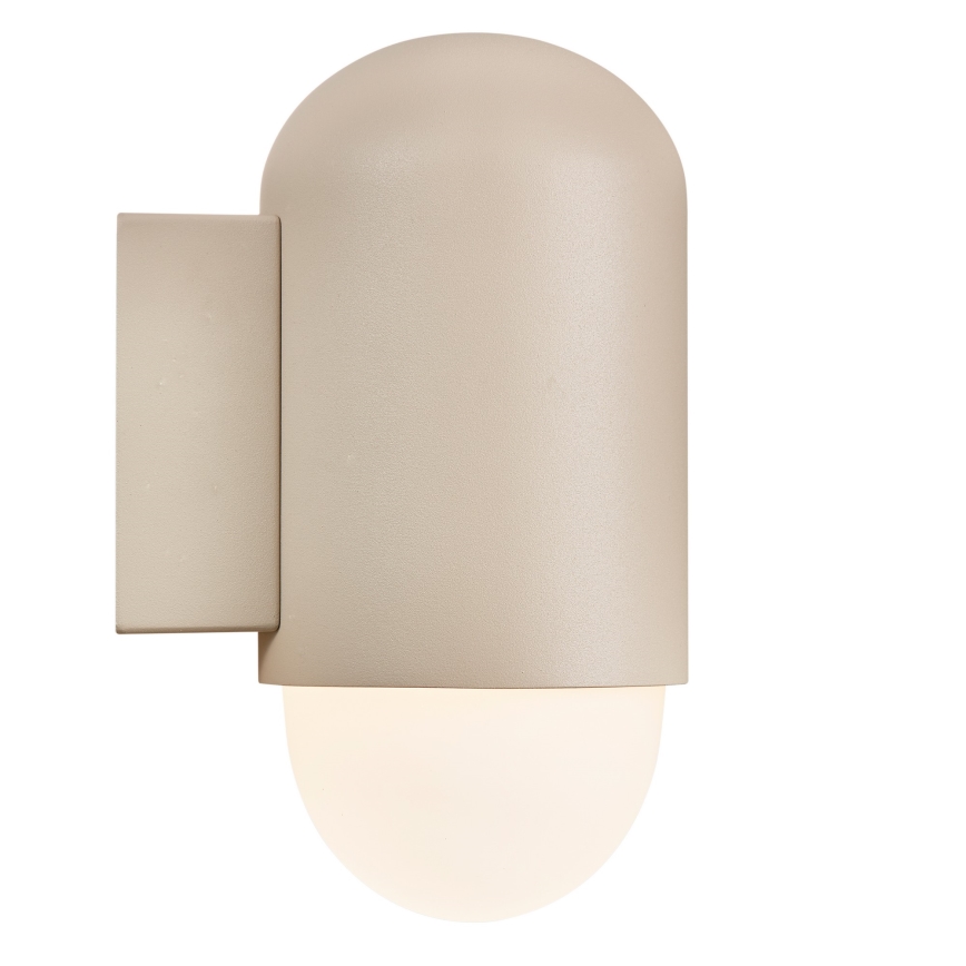Nordlux - Udendørs væglampe HEKA 1xE27/60W/230V IP54 beige