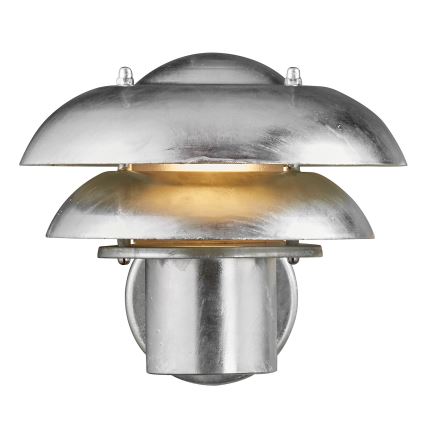 Nordlux - Udendørs væglampe KURNOS 1xE14/12W/230V IP54 mat krom